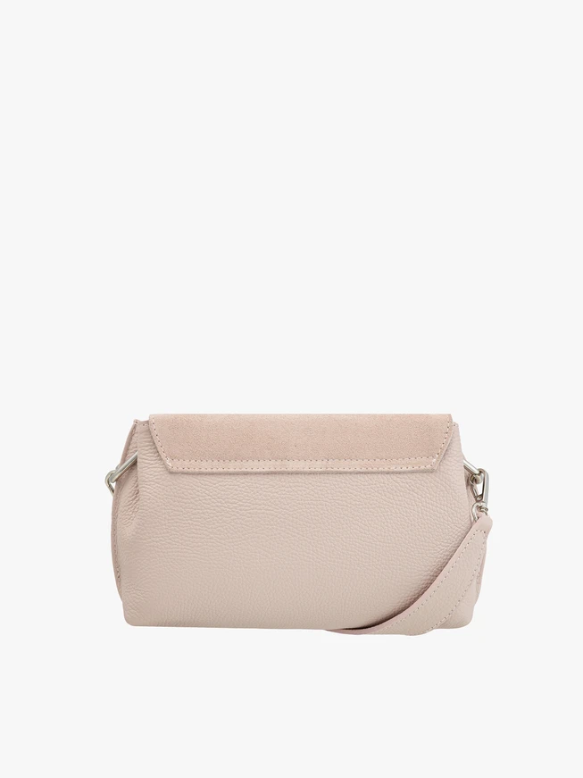 Hellrosa Überschlagtasche