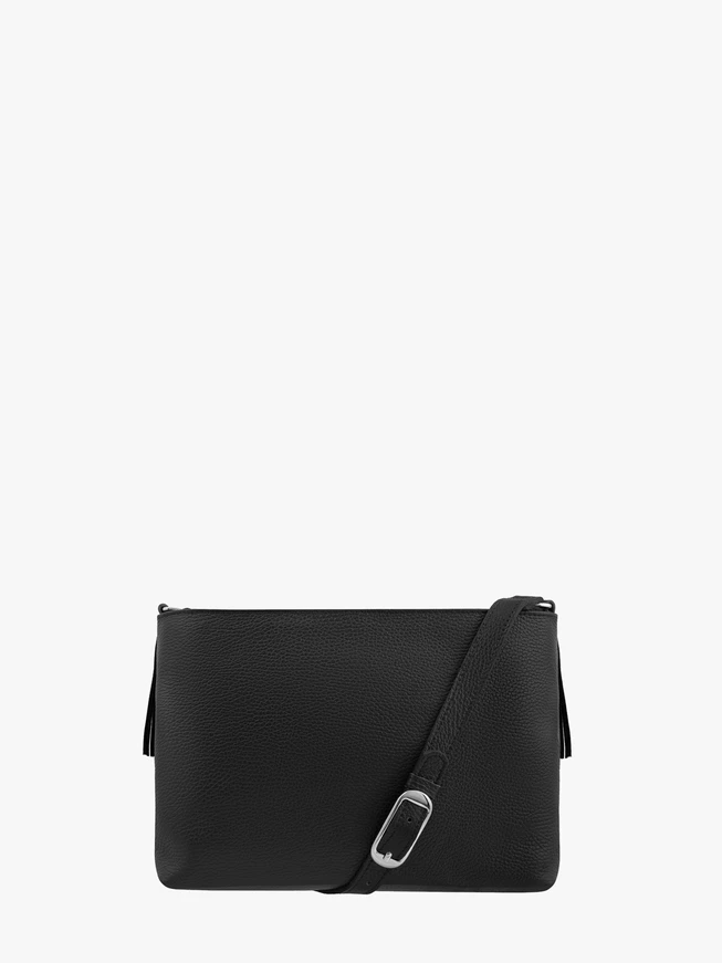 Schwarze Handtasche mit Fransen