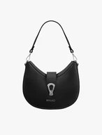 Schwarze elegante Handtasche mit Schnalle