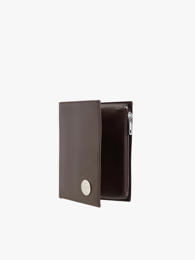 Brown leather women’s wallet