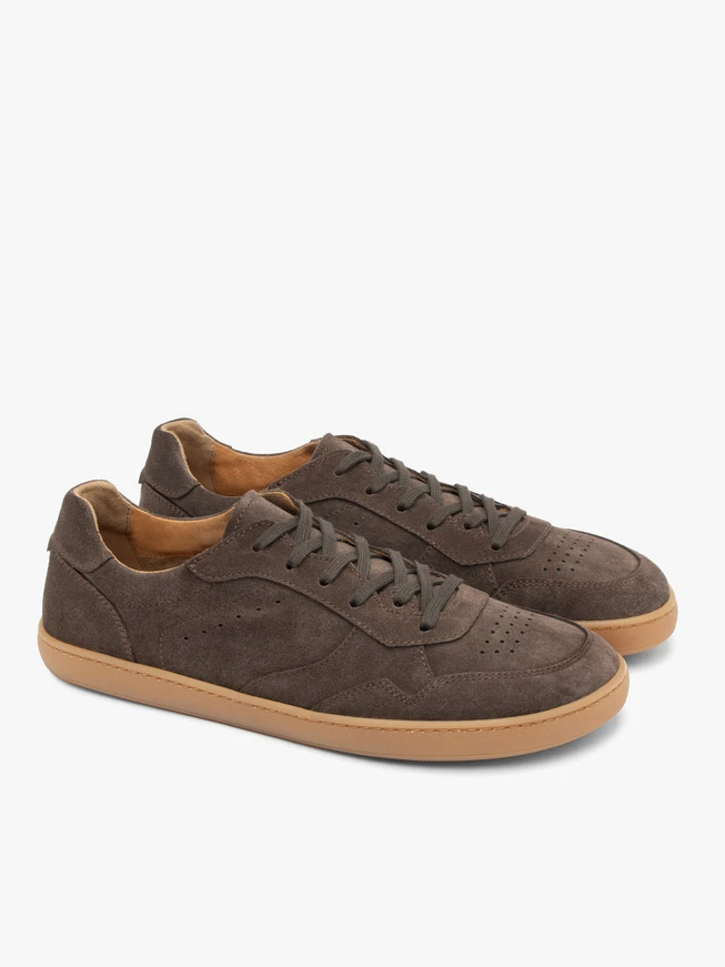 Braune Herren Barfuß Halbschuhe