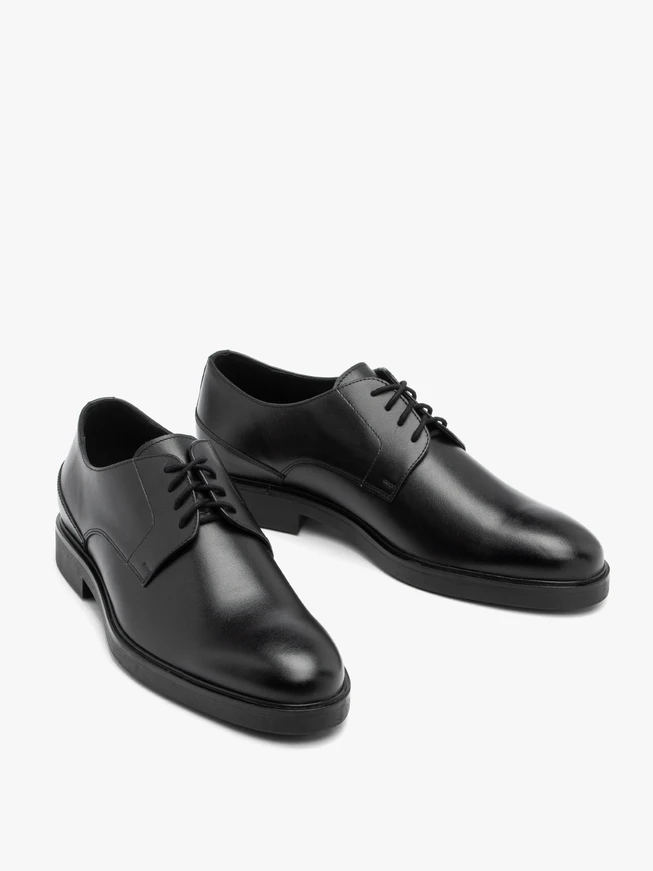 Schwarze Schnürhalbschuhe für Männer