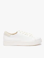 White leather women’s sneakers