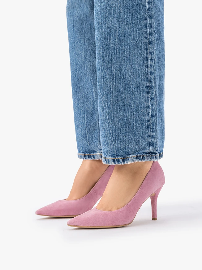 Rosa Stiletto-Pumps