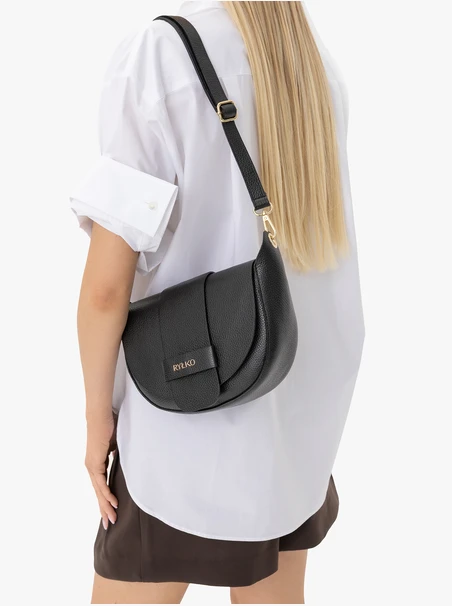 Black Leather Handbag