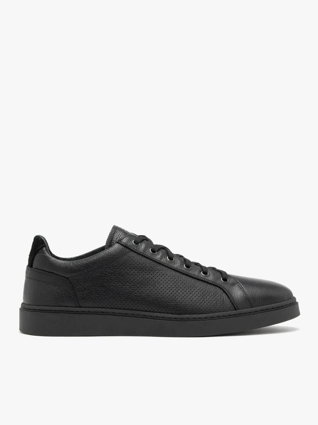 Schwarze sportliche Halbschuhe für Männer