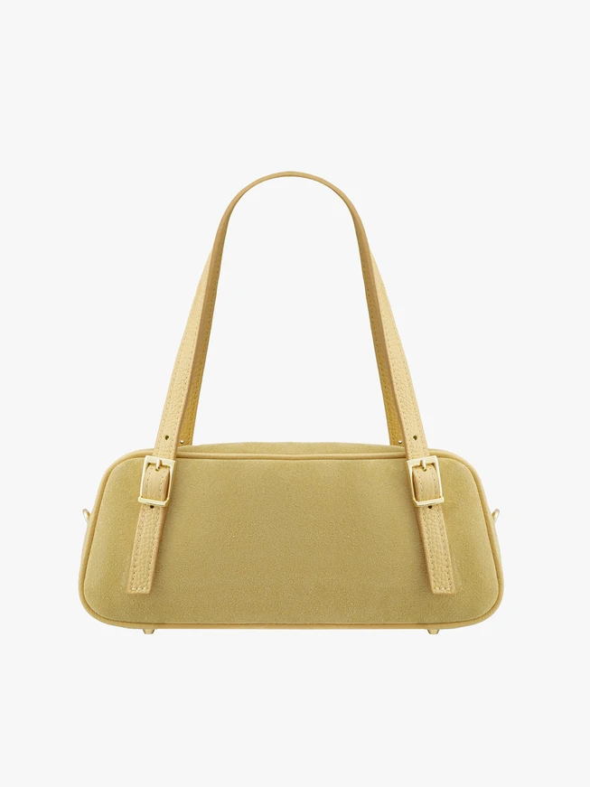 Leuchtend gelbe Baguettetasche
