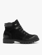 Schwarze isolierte Stiefel