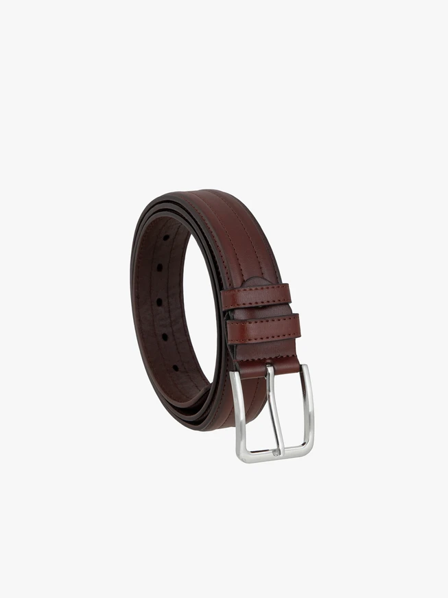 Men’s brown leather belt