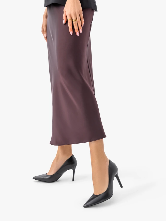 Black high stiletto pumps