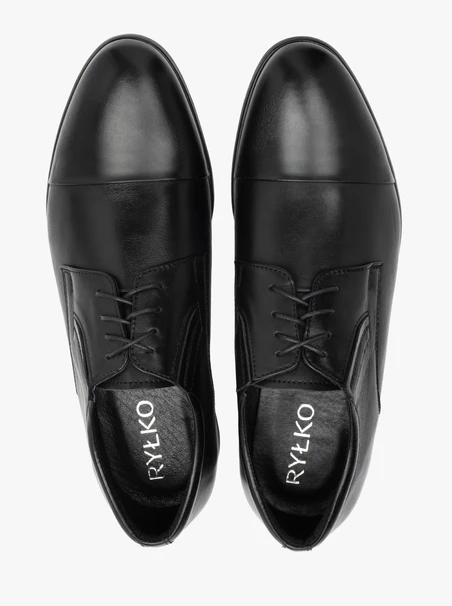Schwarze klassische Herrenschuhe