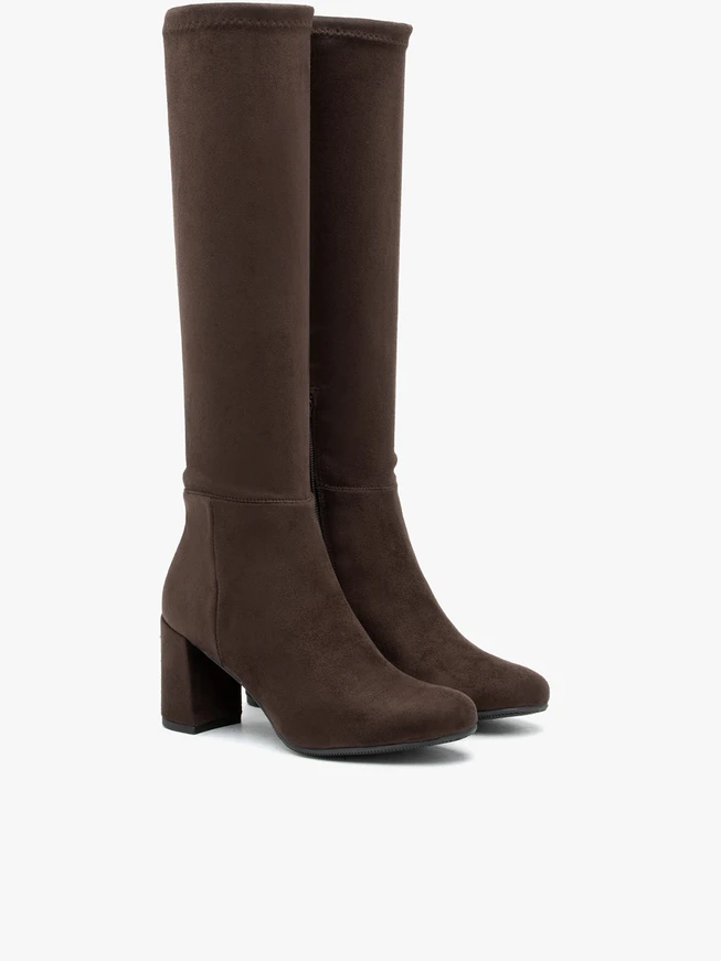 Women’s dark brown boots – narrow shaft
