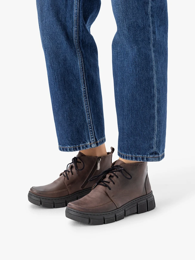 Brown women’s ankle boots