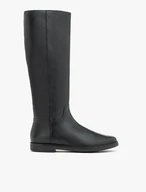 Schwarze Stiefel mit schmalem Schaft