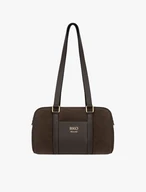 Brown RKO baguette handbag