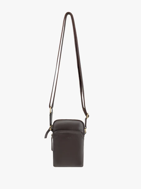 Kleine braune Herrentasche