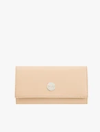 Beige Leder Brieftasche
