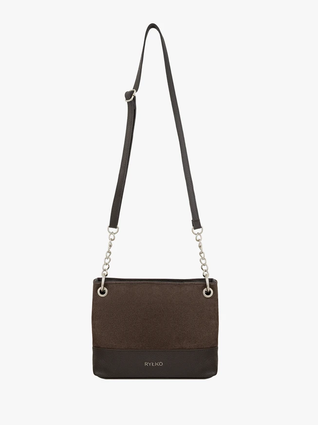 Kleine braune Handtasche