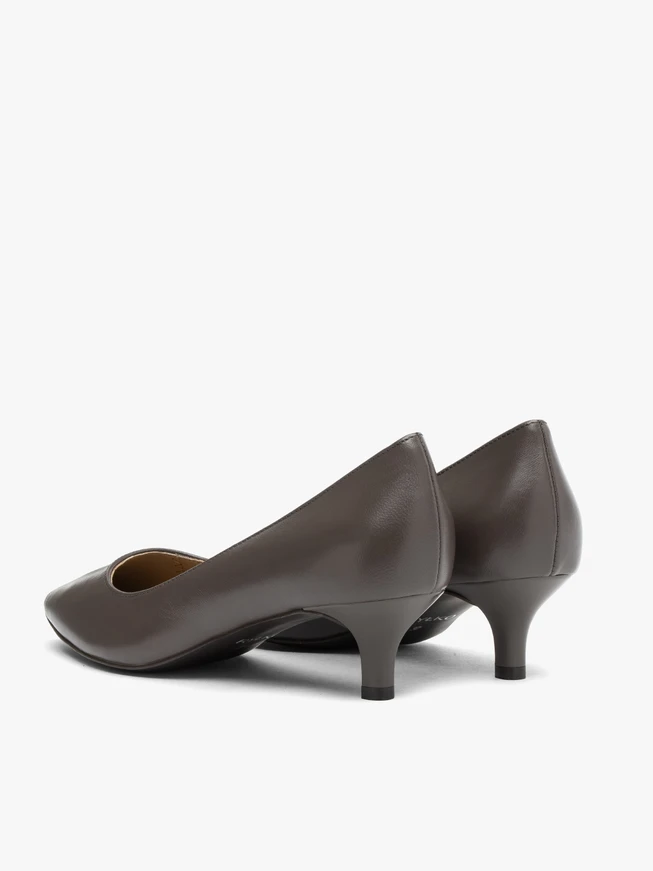 Graue Entenküken-Pumps