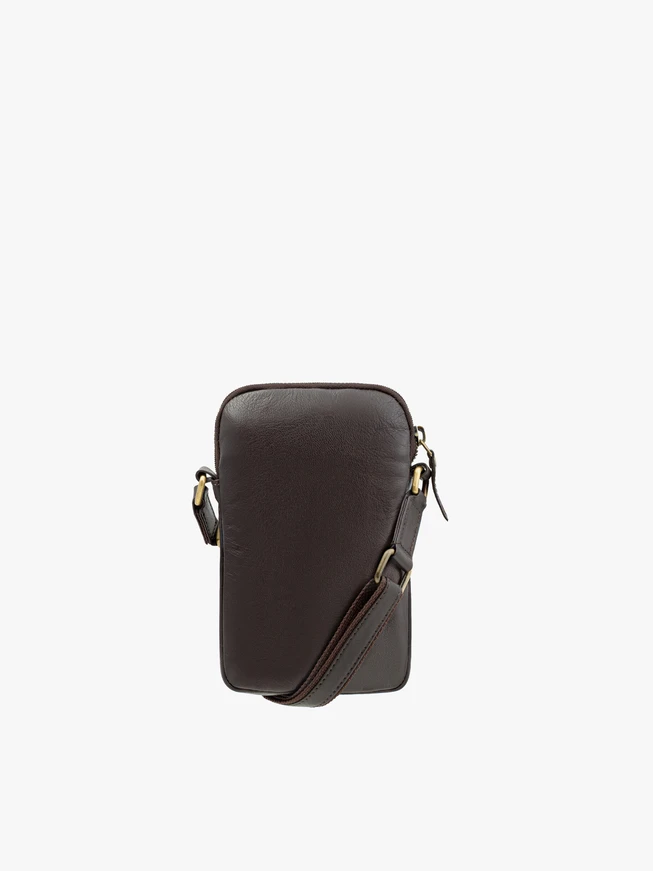 Kleine braune Herrentasche