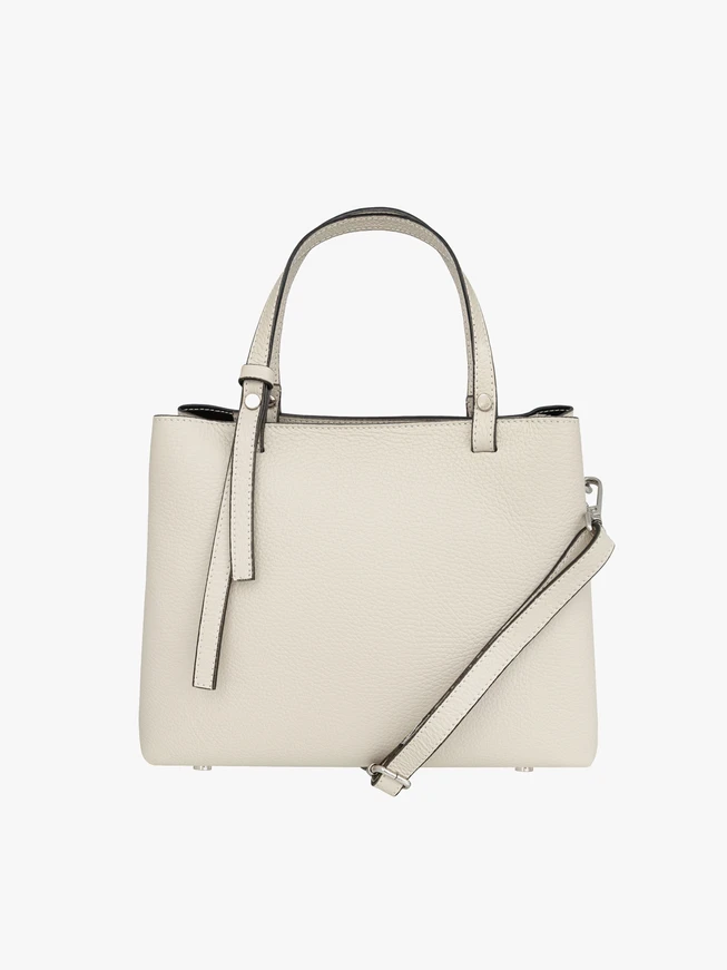 Cremefarbene elegante Handtasche
