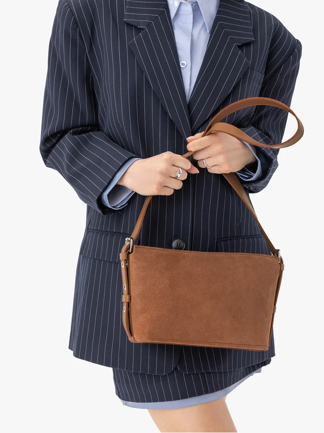Brązowa torebka crossbody