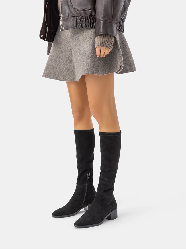 Schwarze Gummistiefel