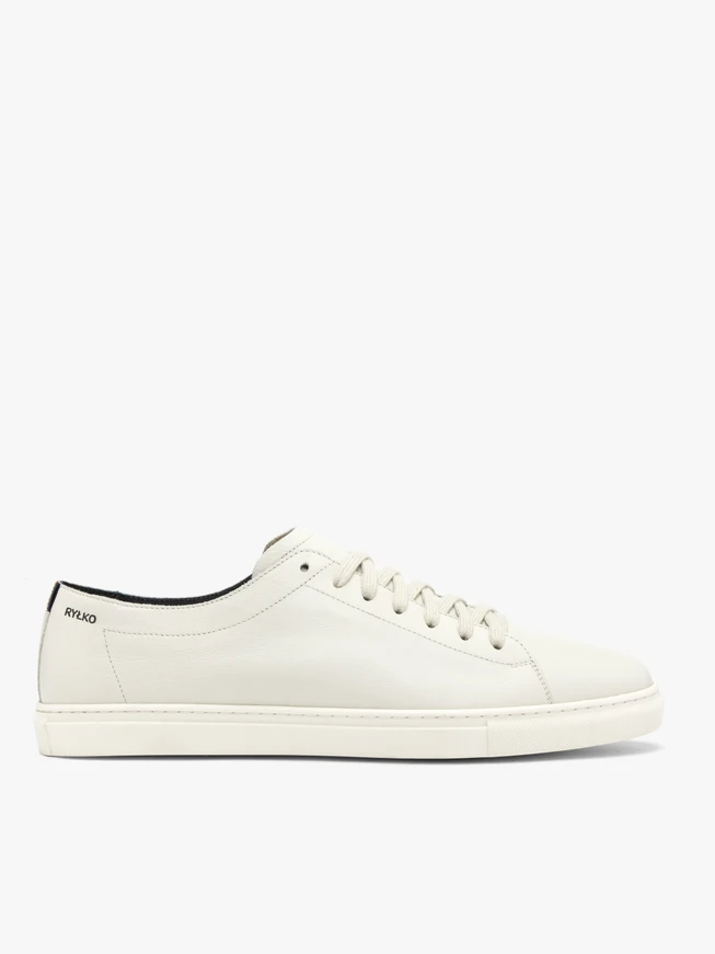 Cremefarbene sportliche Halbschuhe