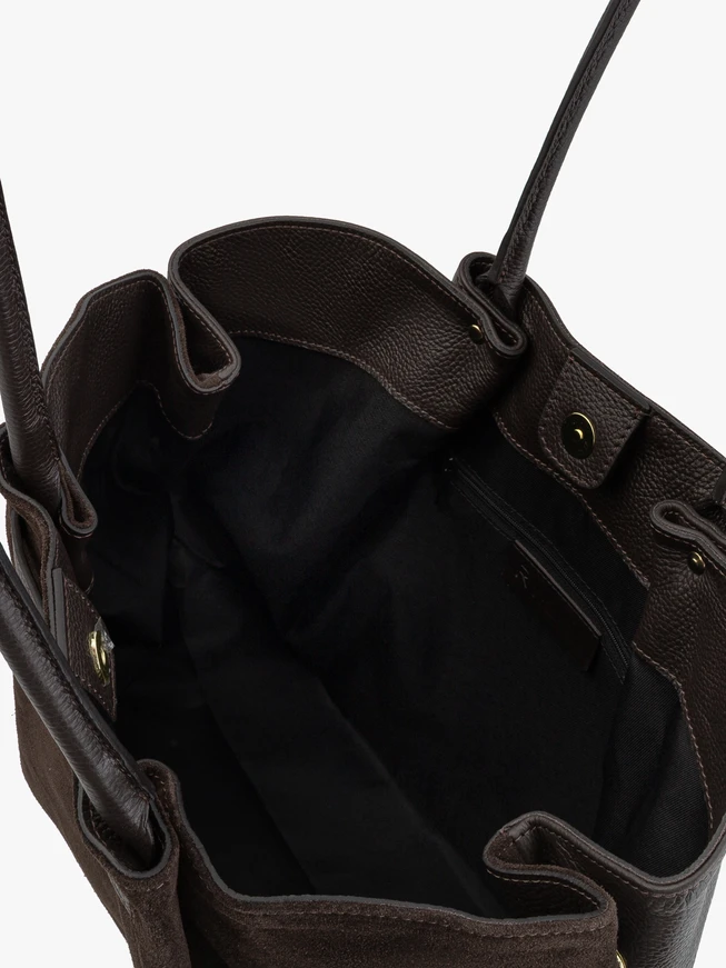 Große Shopper-Tasche aus Schokolade