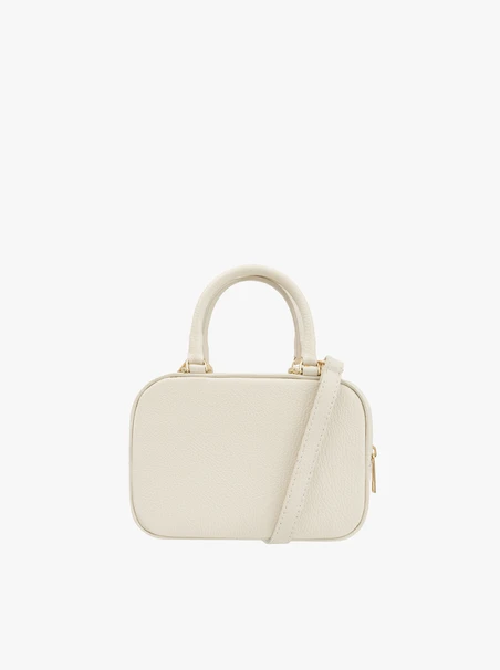 Kremowa torebka bowling bag