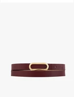 Burgundy women’s belt
