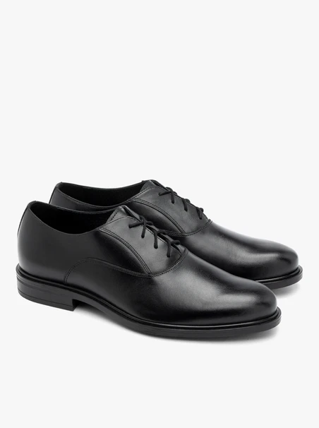 Schwarze elegante Oxford-Schuhe für Männer