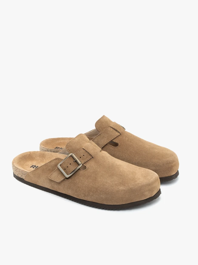 Beige Mule slides