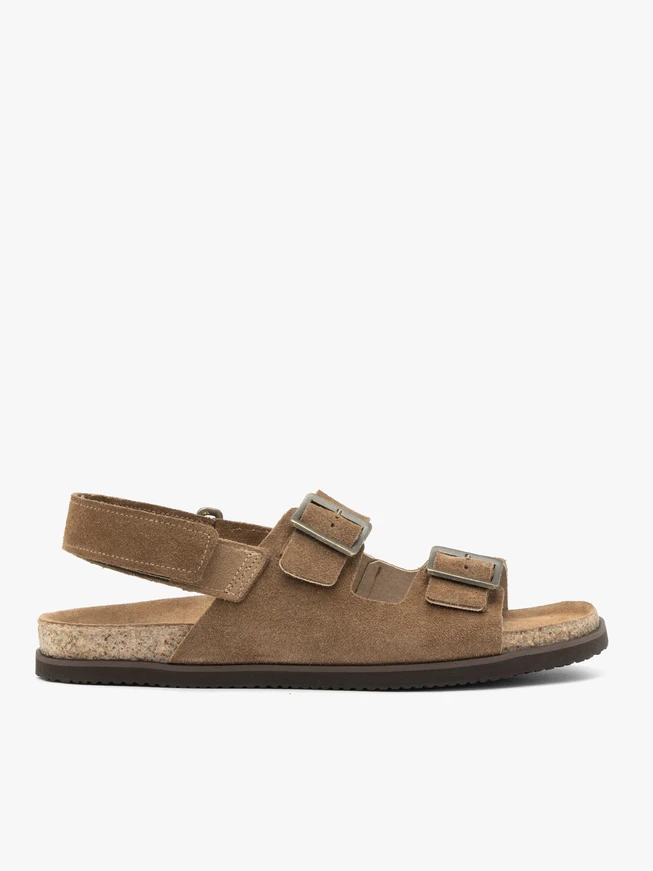 Beige men's sandals