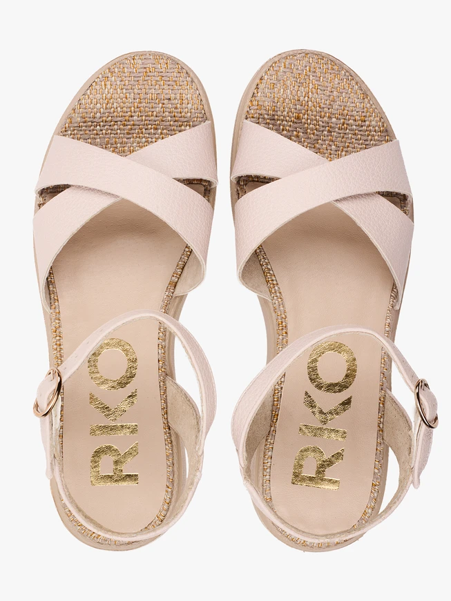 Beige Sandalen