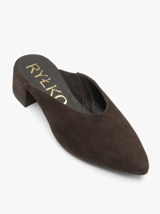Dunkelbraune Slipper-Flip-Flops