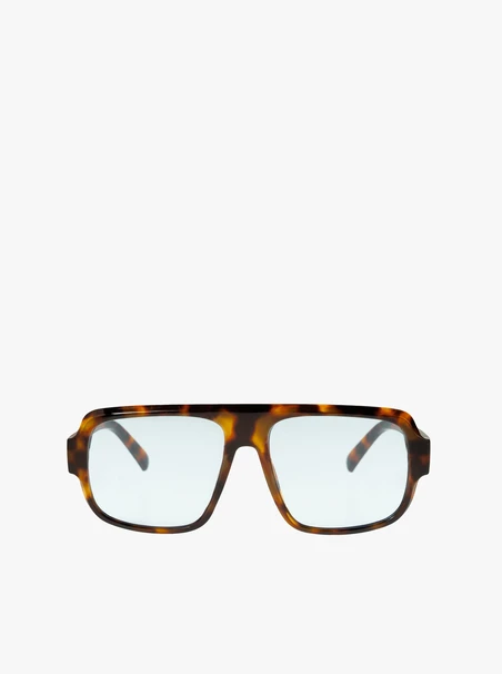 Okulary unisex z oprawkami w panterkę
