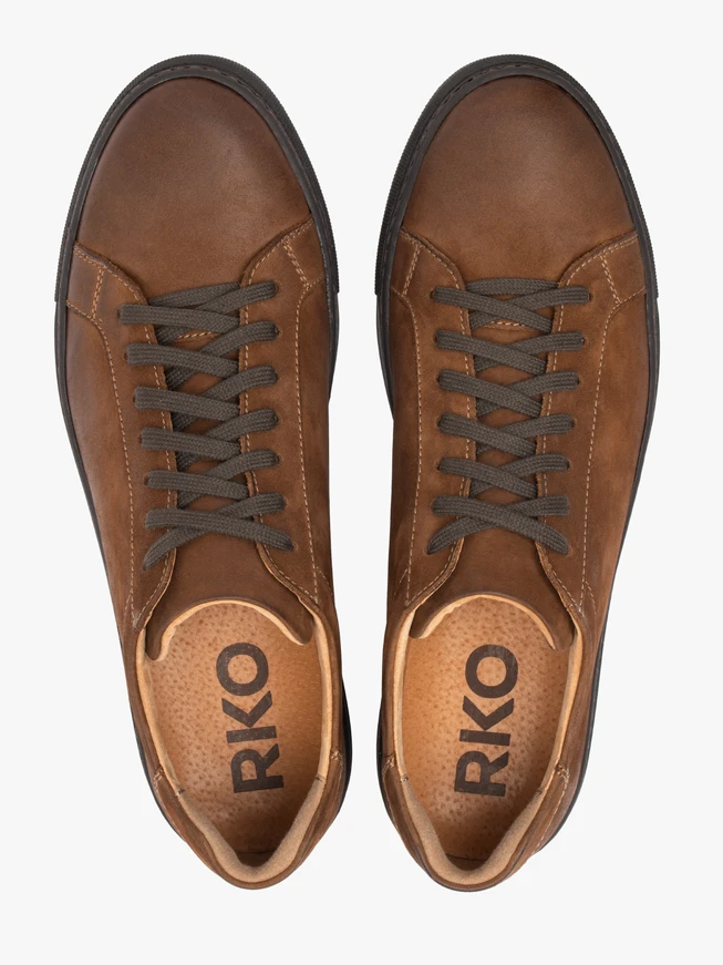 Brown sports half shoes
