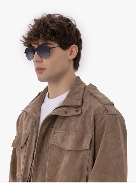 Okulary przeciwsłoneczne unisex aviator z cieniowanymi szkłami