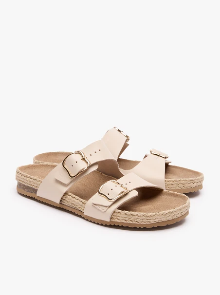 Beige Women's Slides