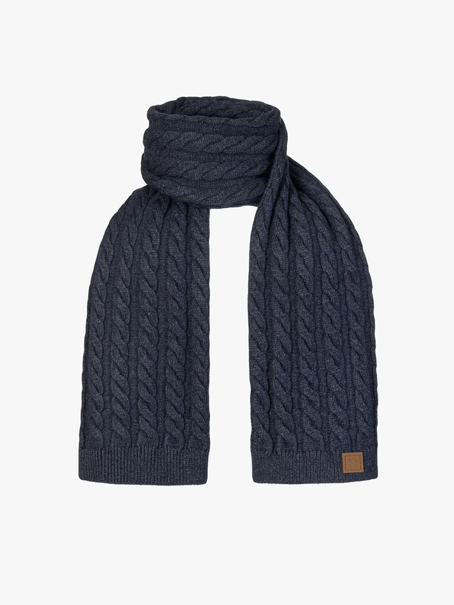 Women's Hat and Scarf Set Navy