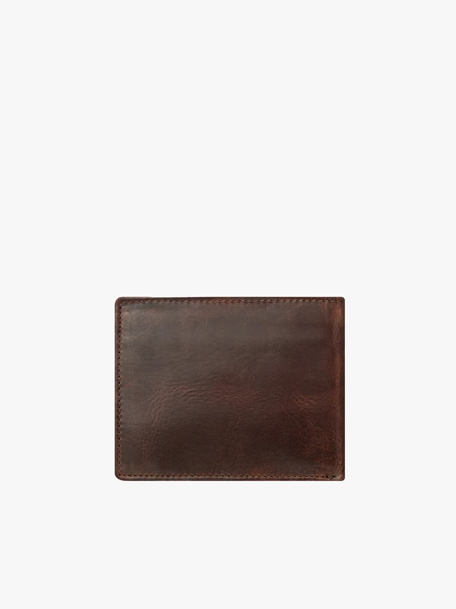 Portemonnaie aus braunem Leder