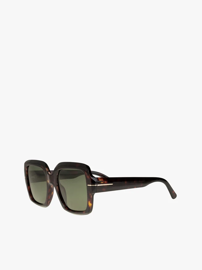 Okulary przeciwsłoneczne kwadratowe w panterkowych oprawkach