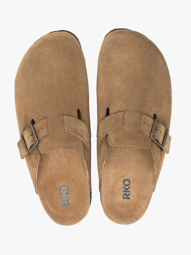 Beige Mule slides