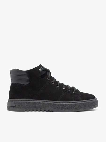 Black sports sneakers