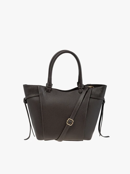Braune mittelgroße Handtasche