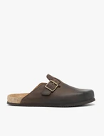 Brown mule slides