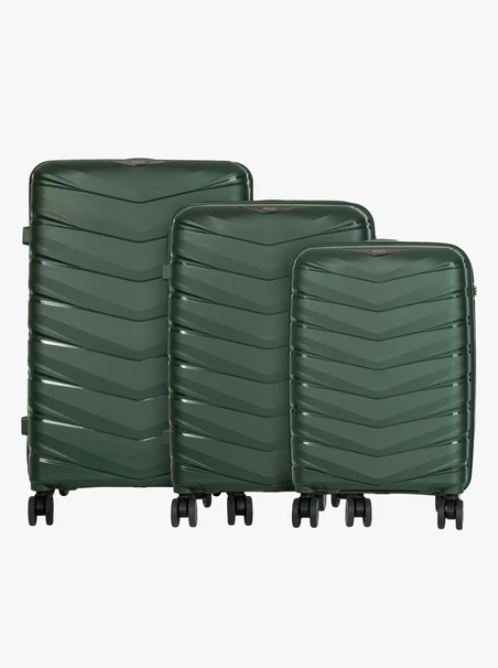 Grüner Hartschalenkoffer L 100 l