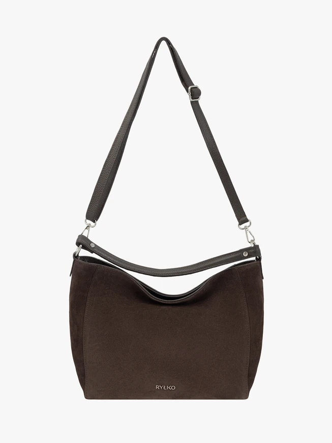 Dark brown soft A4 bag