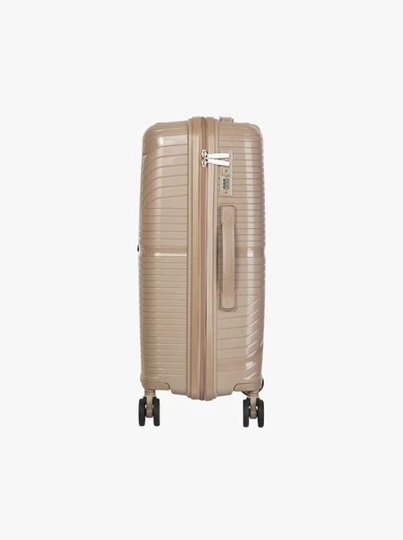 Hard Suitcase M Beige 62L